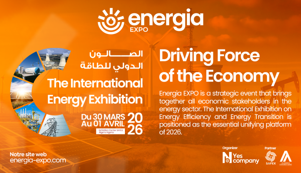 ENERGIA EXPO 2026 du 21 au 23 avril 2026 à Alger